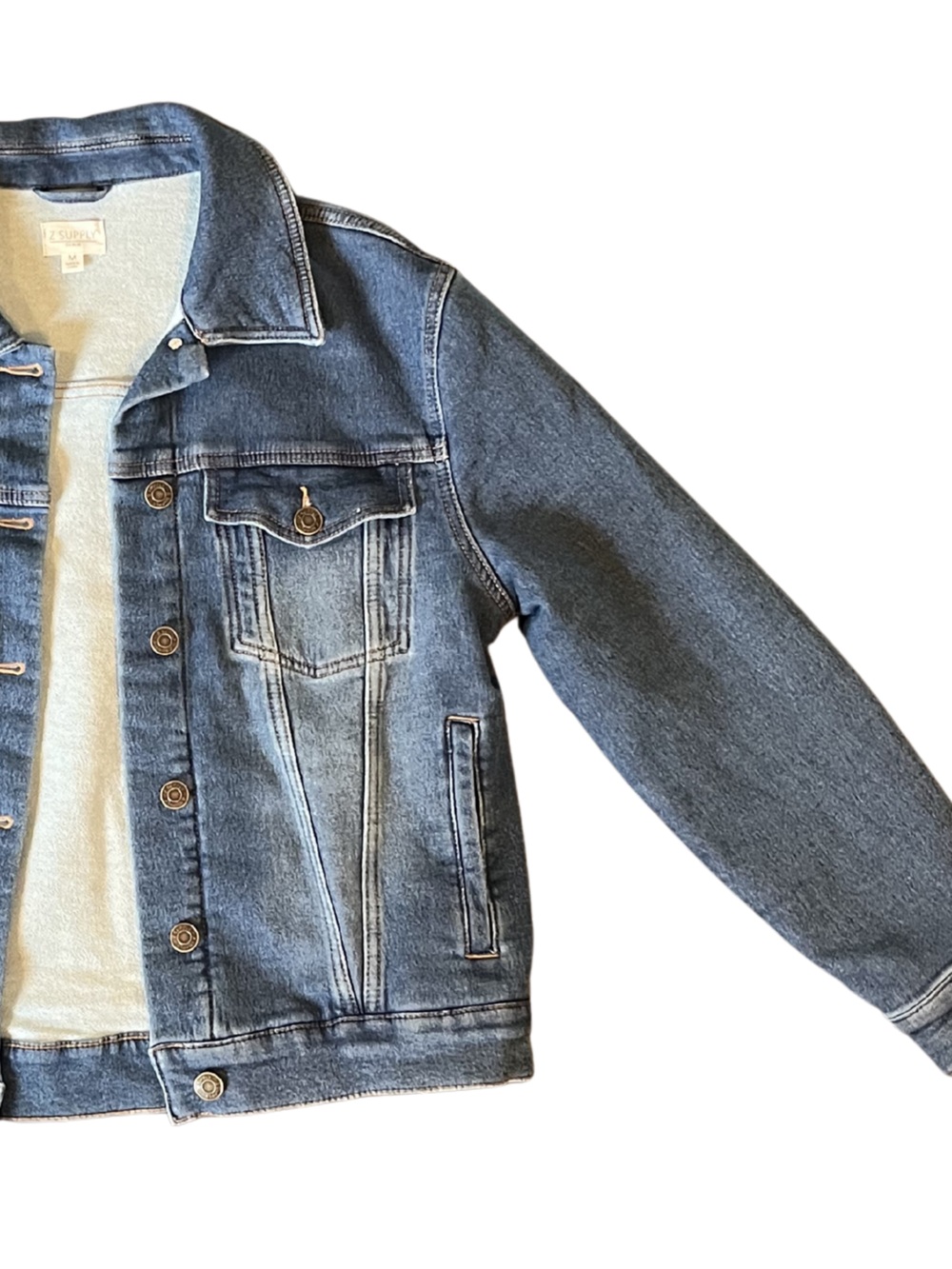 Z SUPPLY Denim Jacket | Vintage Indigo | Size M EUC - Picture 3 of 11